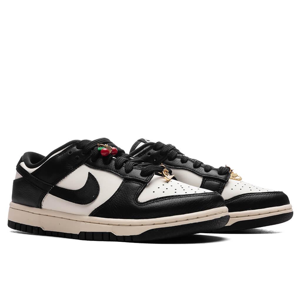 Women's Dunk Low 'Panda Cherry Charm' - Sail/Black/Pale Ivory/Metallic Gold Female Product Image