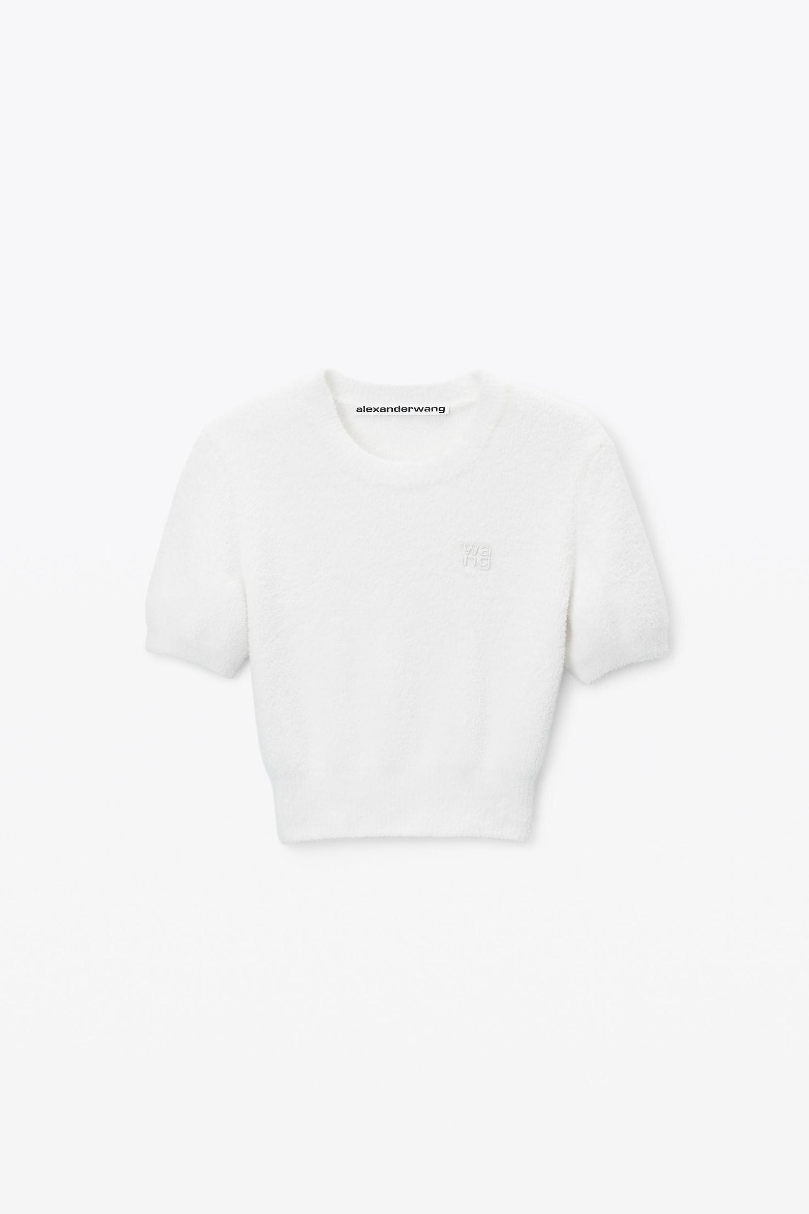 Logo Cropped Sweater Tee Product Image