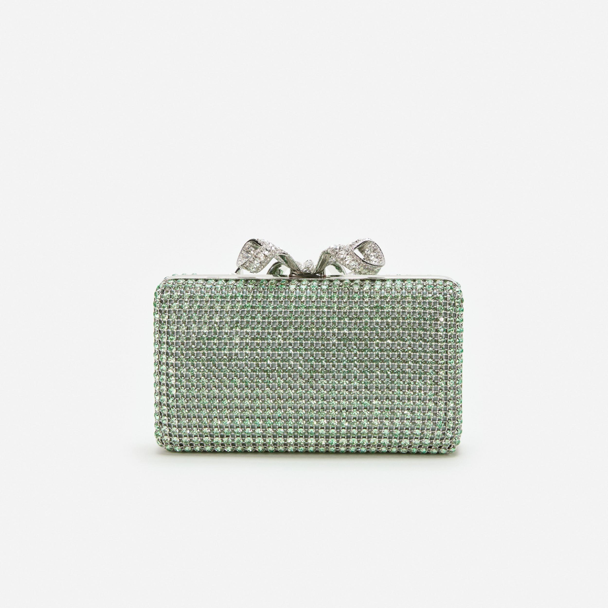 Green Chainmail Clutch Bag Product Image
