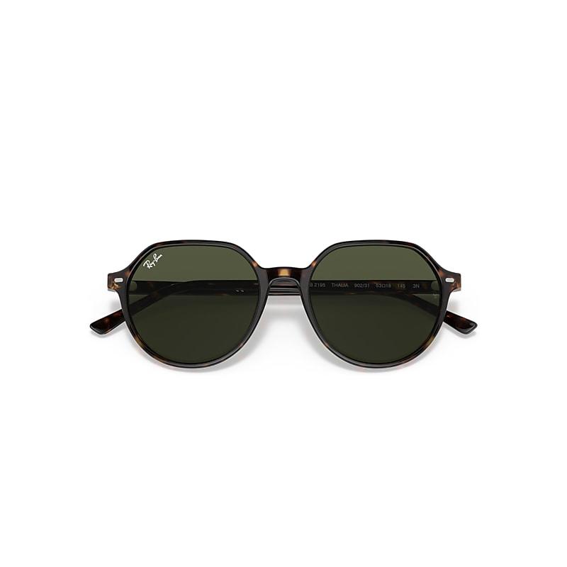 Ray-Ban New Round Sunglasses Frame Blue Lenses Product Image