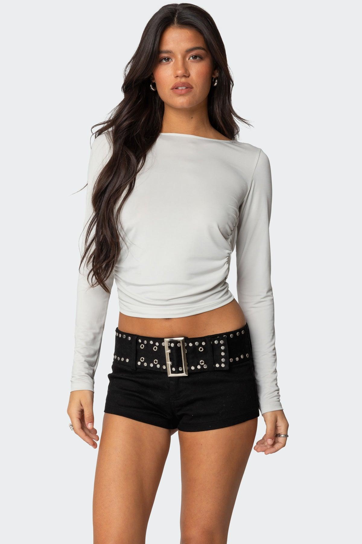 Kristy Open Cowl Back Top Product Image