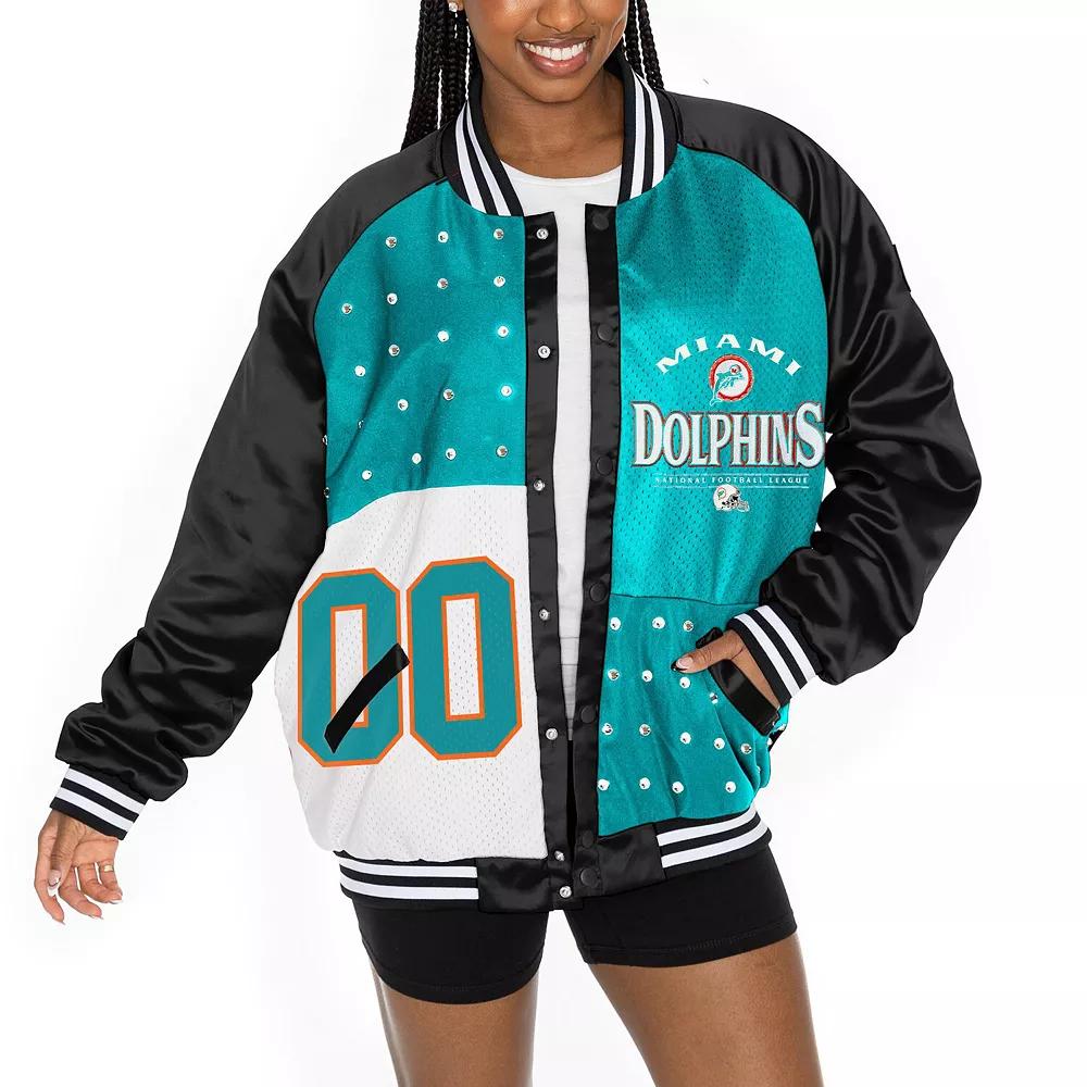Women's Gameday Couture Black/Aqua Miami Dolphins Over Product Image