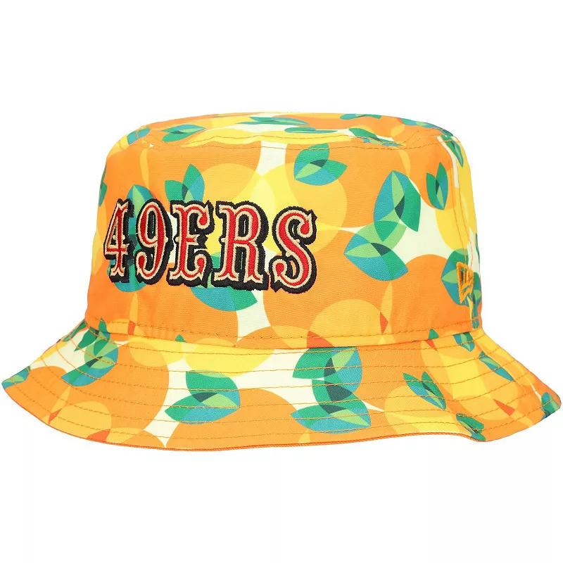 Men's New Era Orange San Francisco 49ers Citrus Bucket Hat, Size: Large/XL Product Image