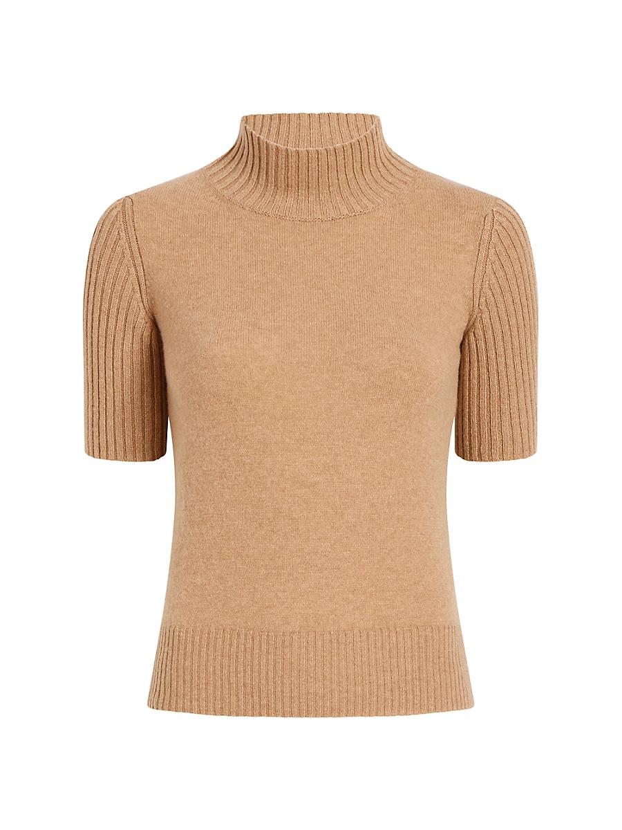 Womens Cecil Cashmere Short-Sleeve Sweater Product Image