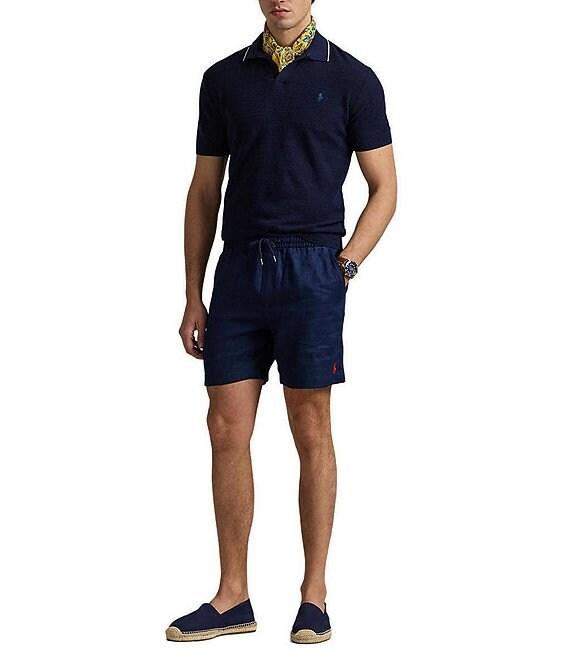 Polo Ralph Lauren Prepster Linen 6#double; Inseam Shorts Product Image