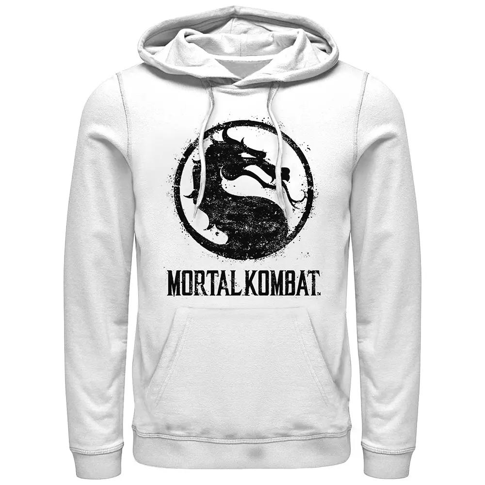 Men's Mortal Kombat Splatter Logo Graphic Hoodie,  Product Image