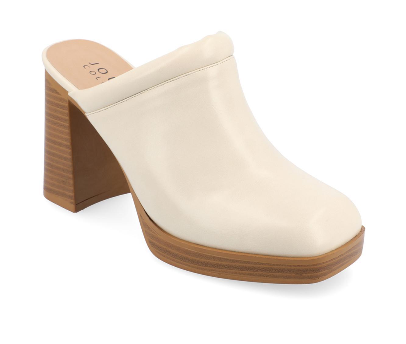 Women's Journee Collection Izara Block Heel Platform Clogs Product Image