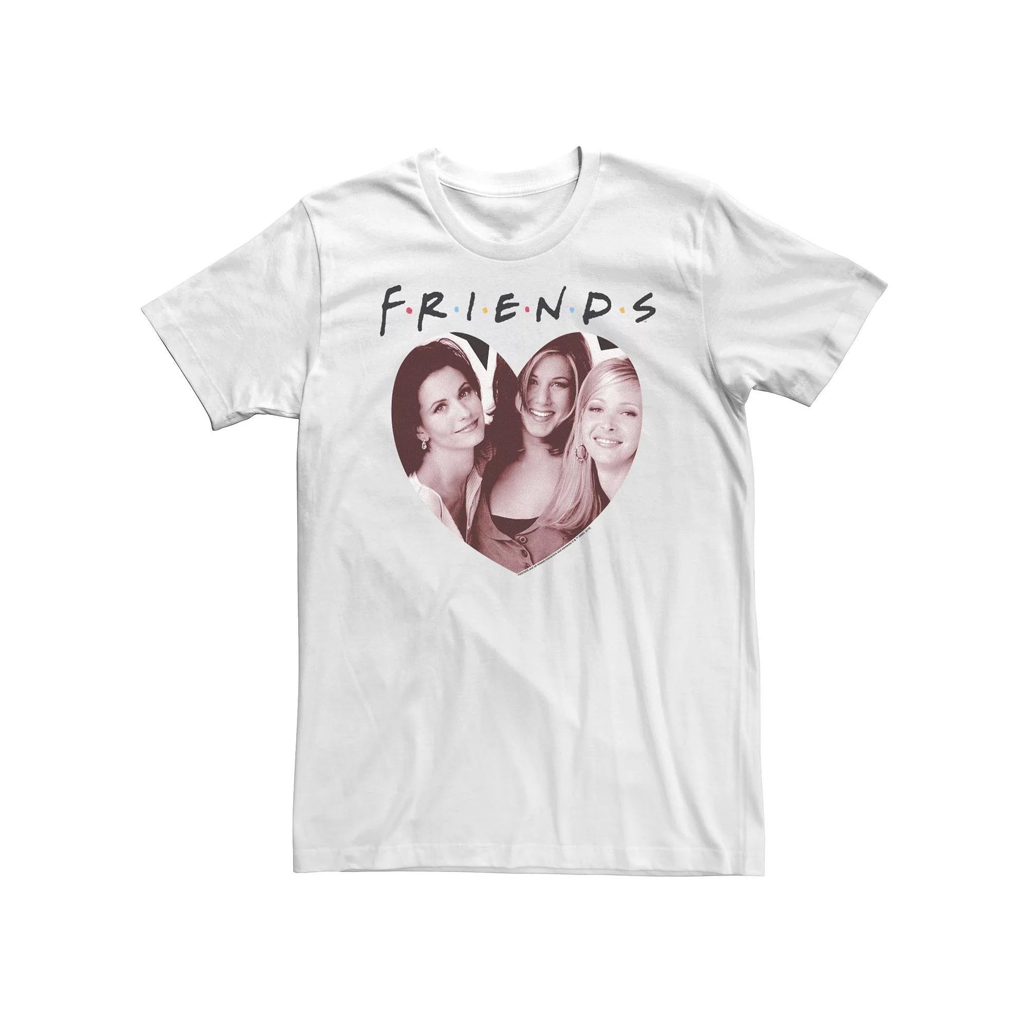 Big & Tall Friends The Girls Heart Portrait Tee, Men's,  Product Image