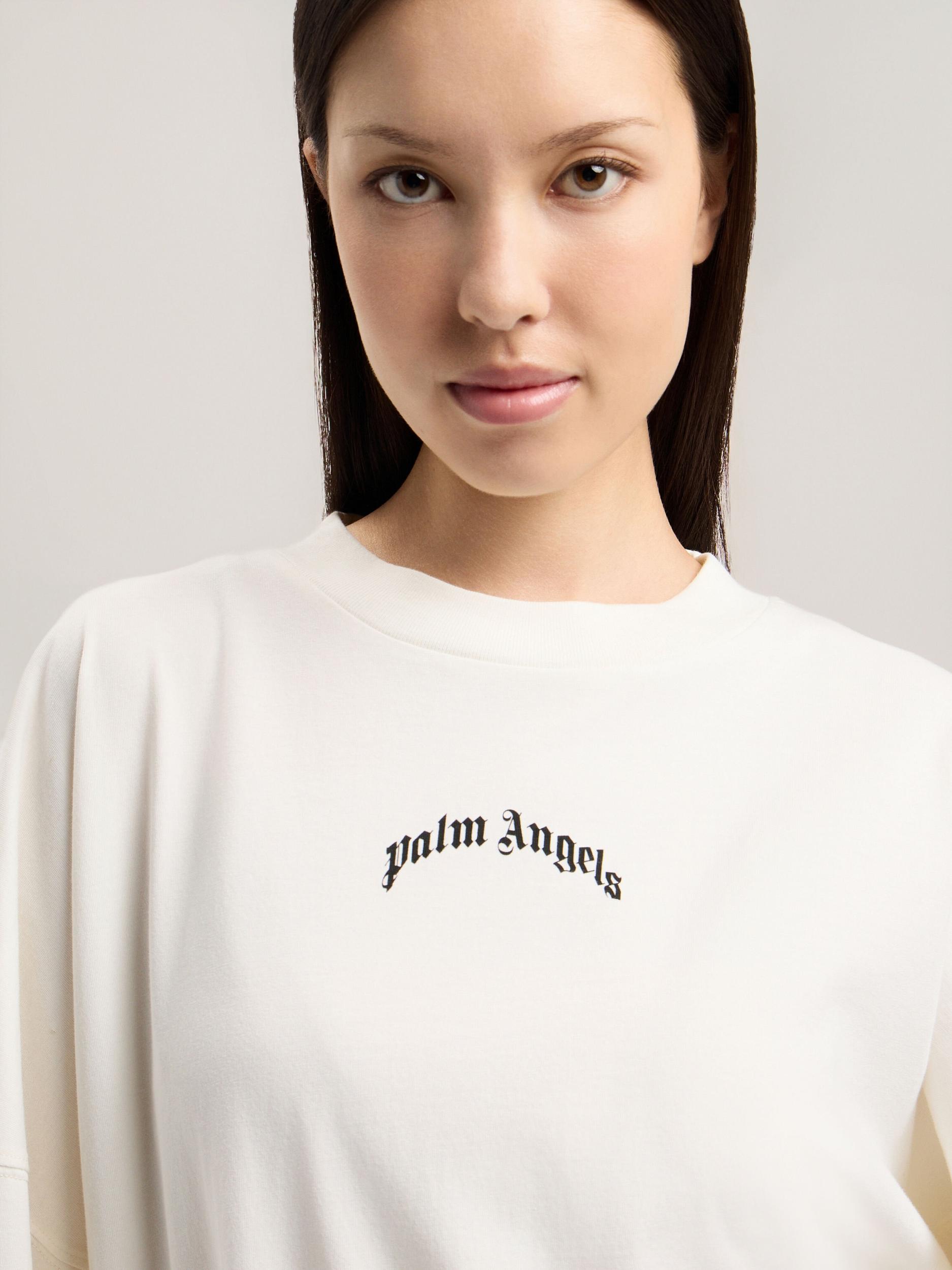 Curved Logo Over T-Shirt Product Image