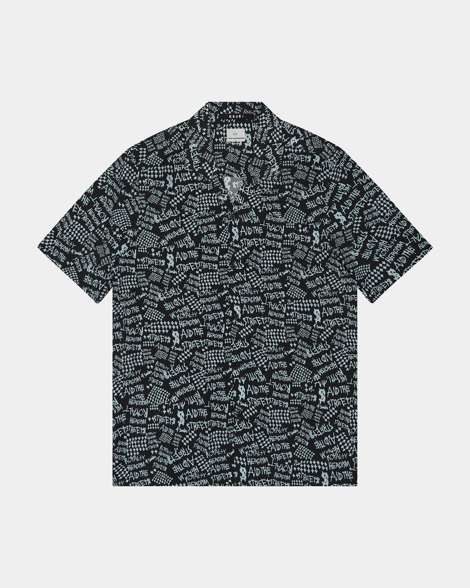 HEROISM SS SHIRT BLACK Male Product Image