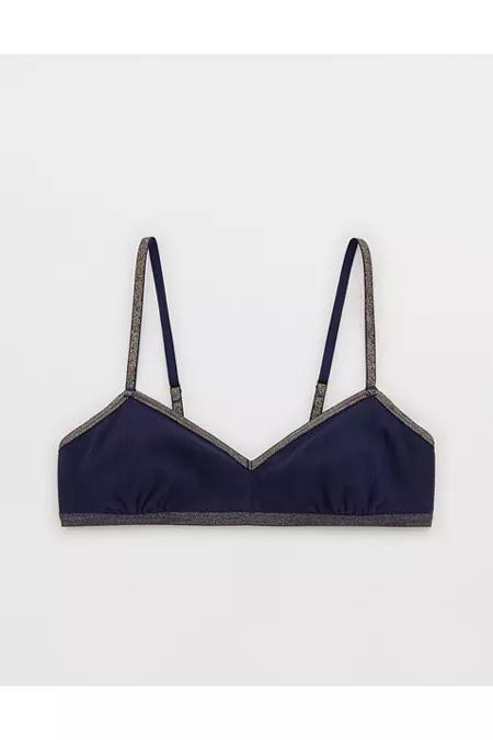 Superchill Shine Pointelle Triangle Bralette Women's Product Image