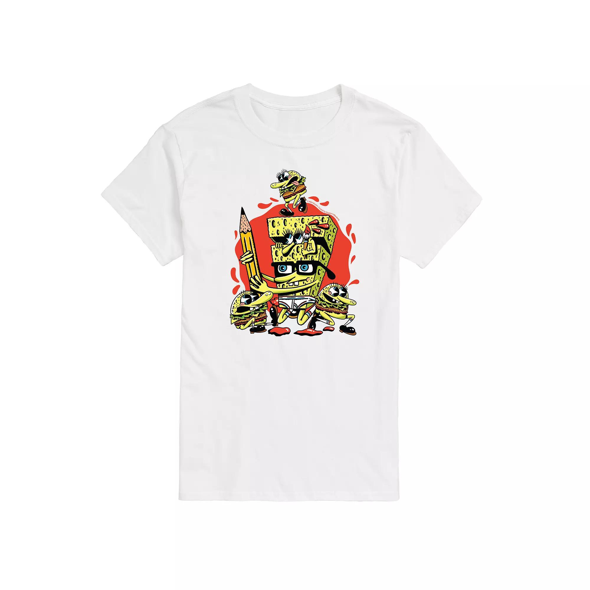 Men's SpongeBob SquarePants Graphic Tee,  Product Image