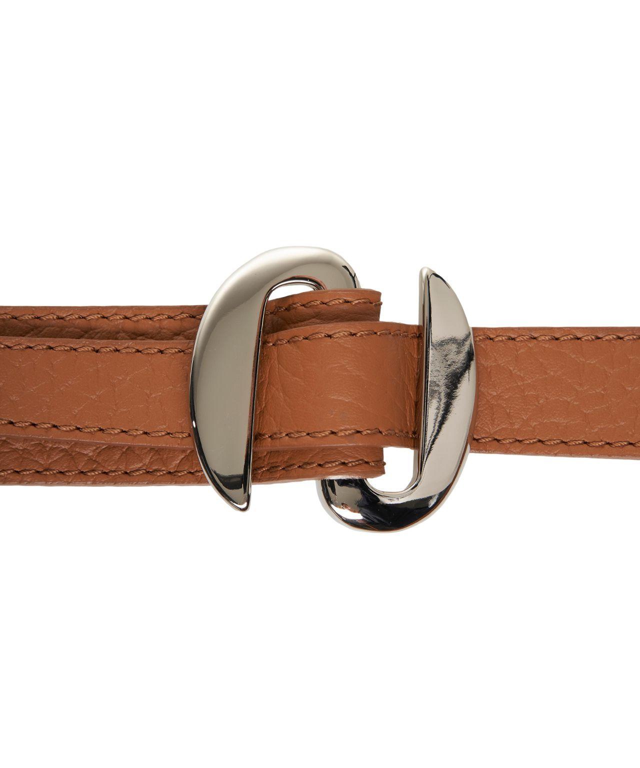 Belt in grained leather Product Image