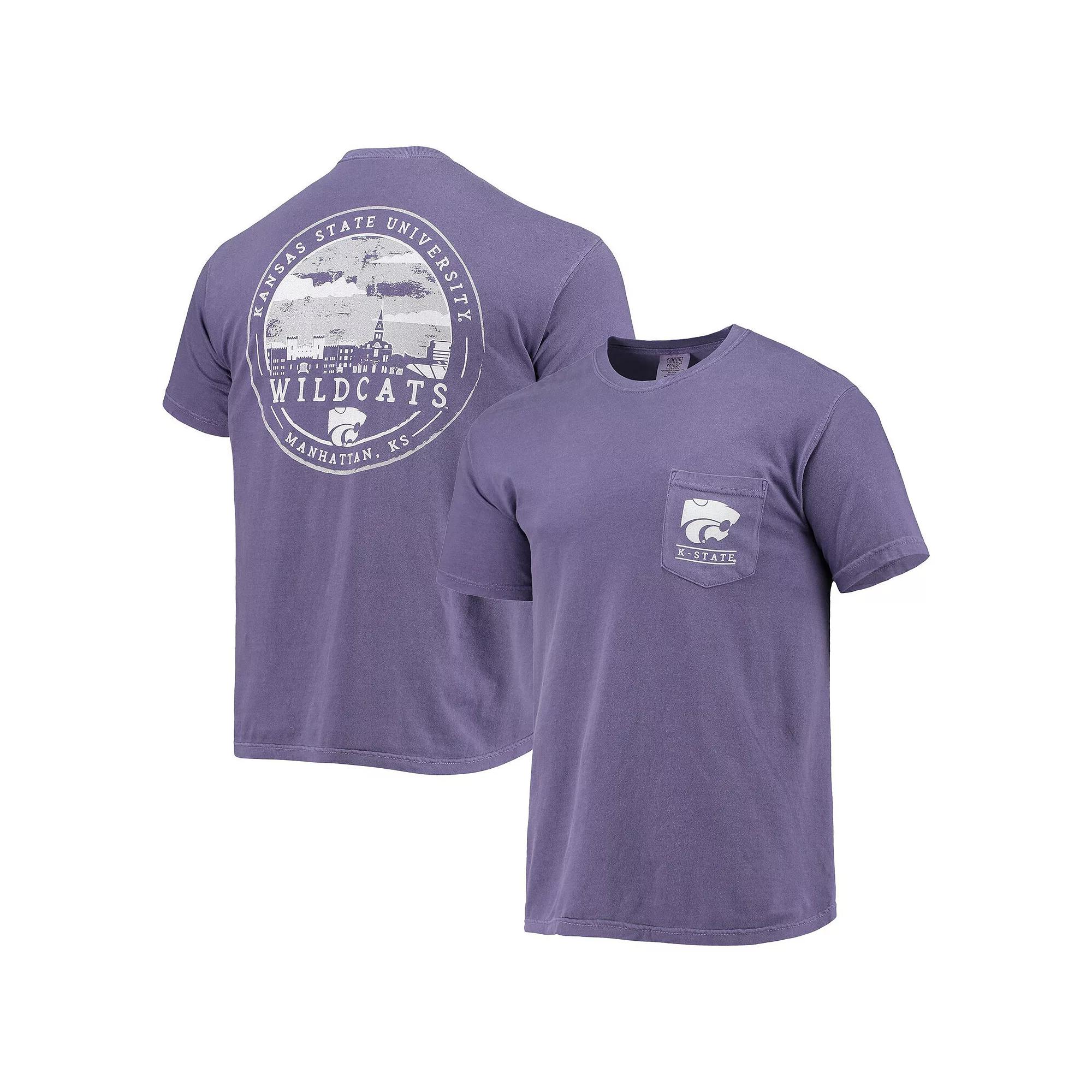 Men's Purple Kansas State Wildcats Circle Campus Scene T-Shirt, Size: Large Product Image