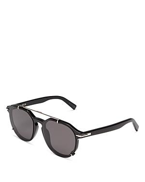 Mens DiorBlackSuit RI 56MM Round Sunglasses Product Image
