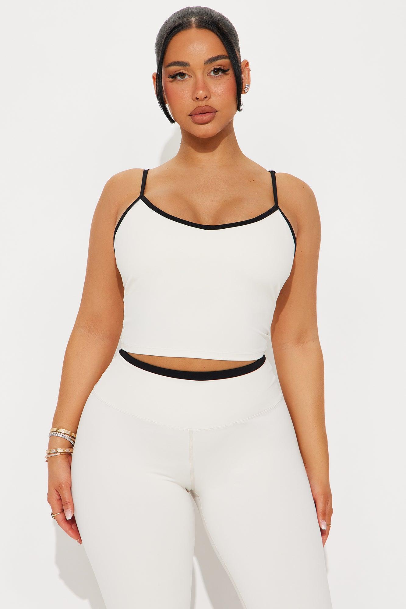 Calm And Collected Active Top - Cream Product Image