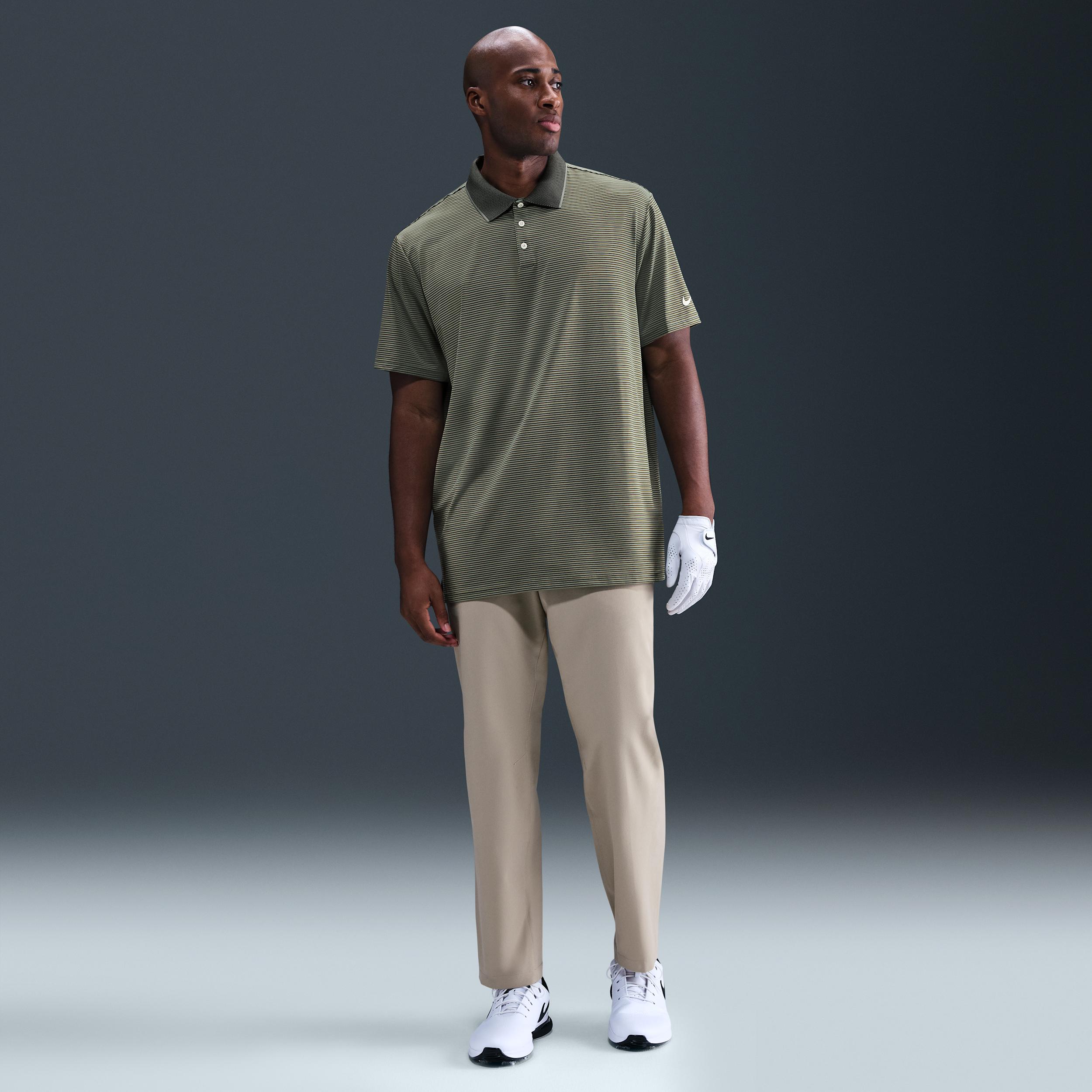 Nike Mens Tour Dri-FIT Striped Golf Polo | FZ7479-237 Product Image