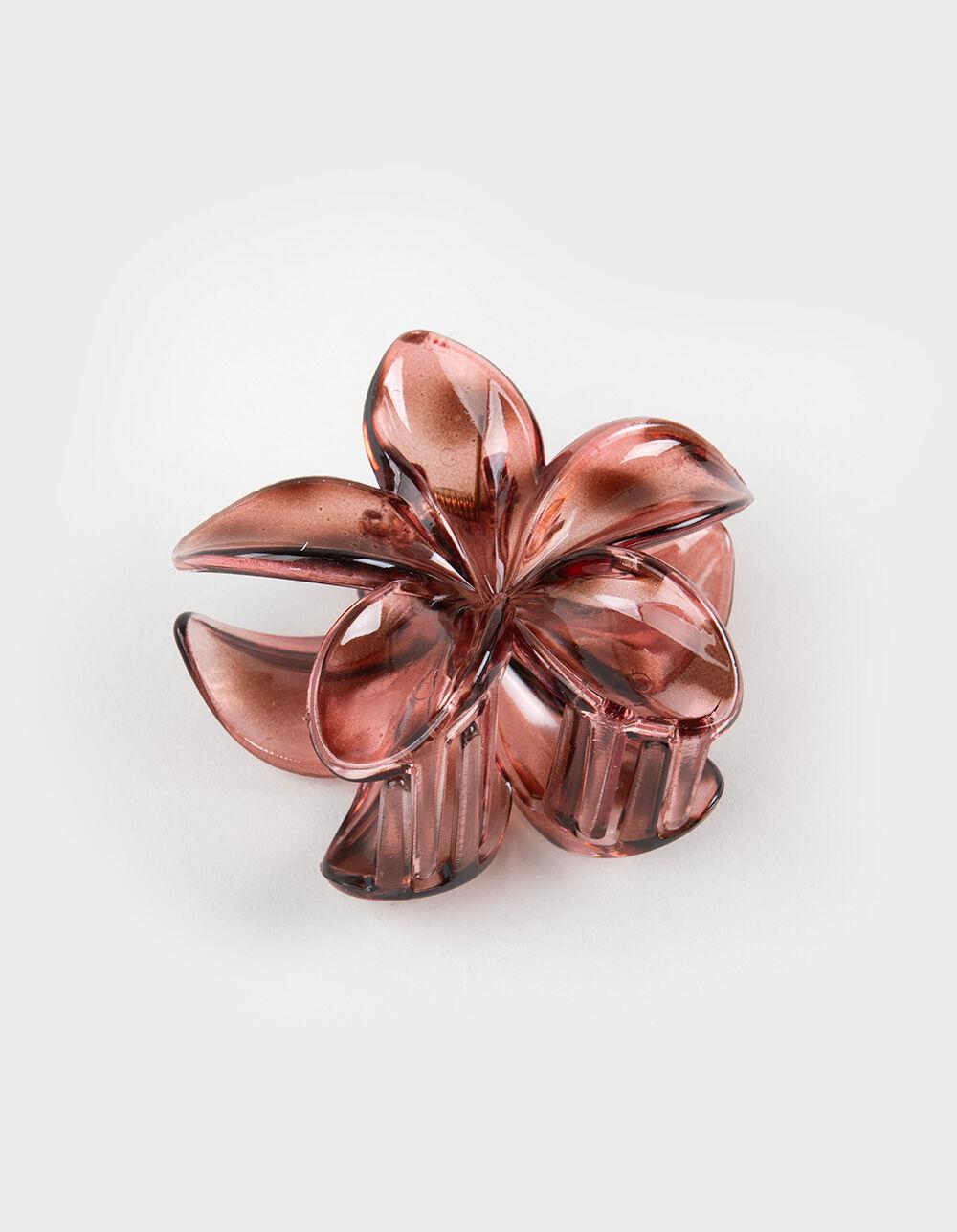 FULL TILT Hawaiian Floral Claw Clip - TORTOISE Product Image