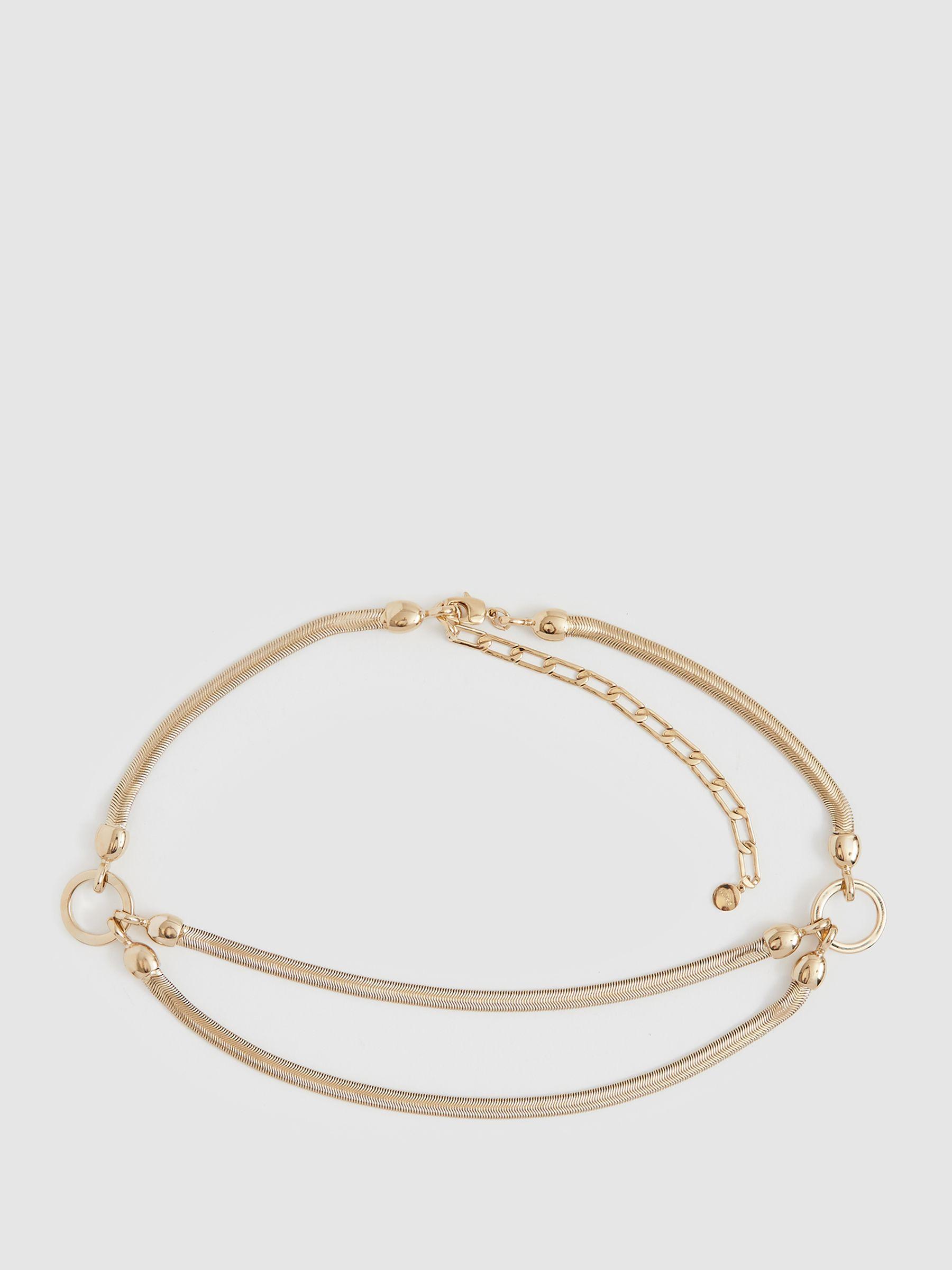 Snake Chain Belt in Gold Product Image