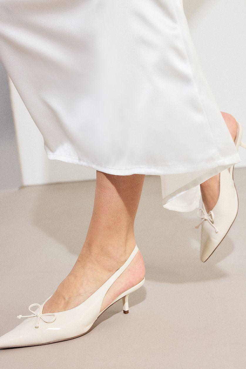 Bow Detail Slingback Pumps Product Image