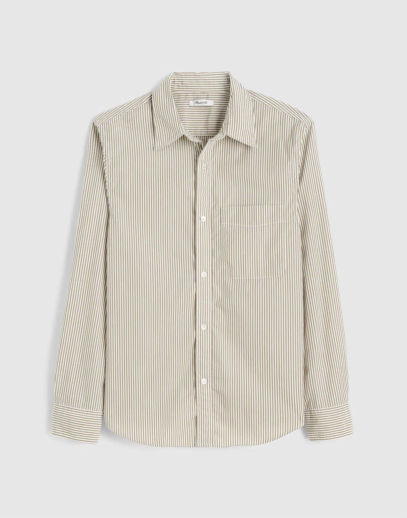 Cotton Poplin Button-Up Shirt Product Image