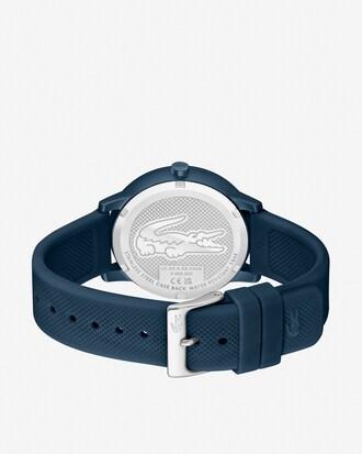 Lacoste.12.12 Move 3 Hands Watch Navy Silicone Product Image