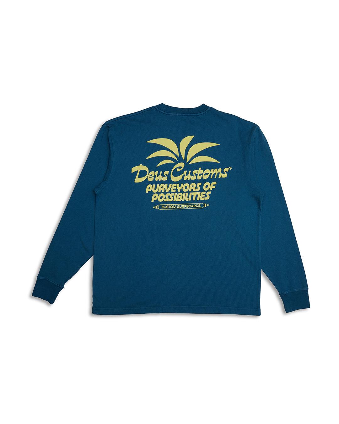 Last Resort Long Sleeve Tee - Moroccan Blue Product Image