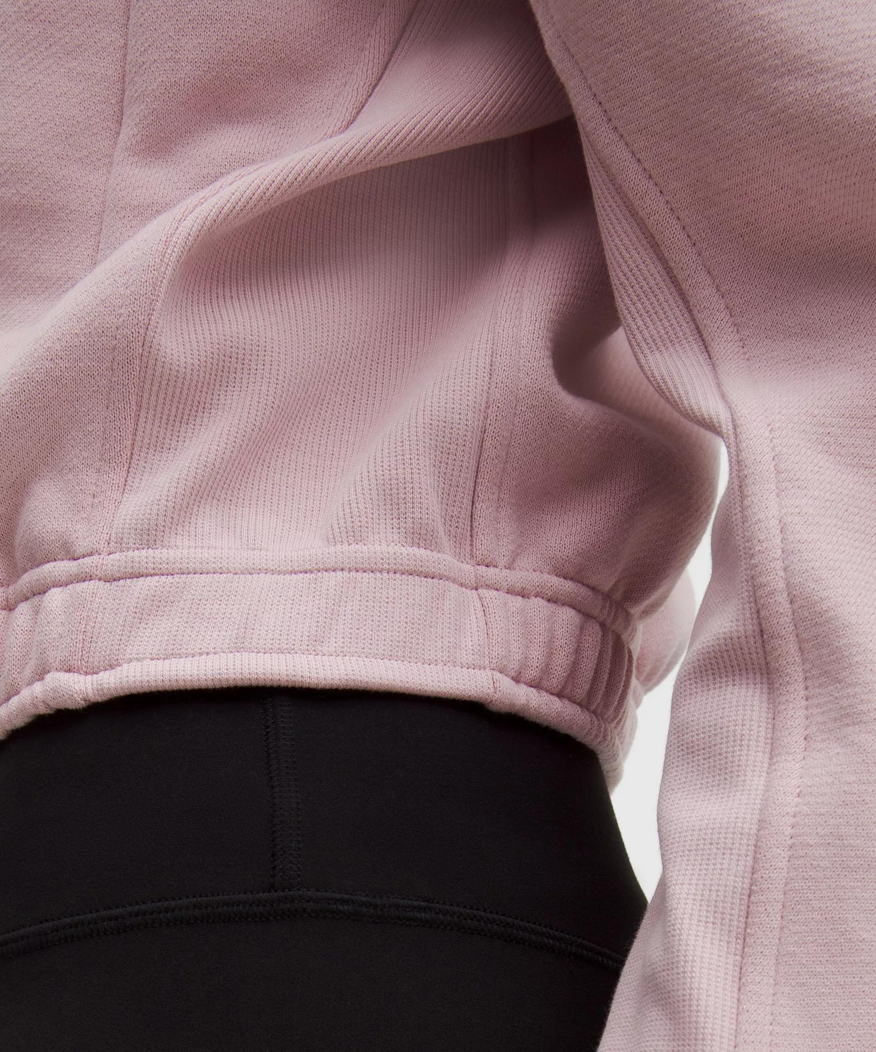 Scuba Full-Zip Cropped Hoodie Product Image