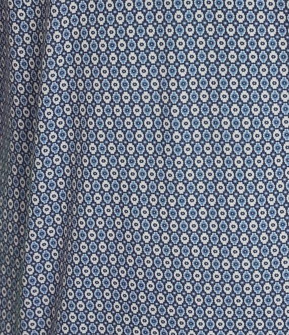 Rowm Rec + Relax Short Sleeve Geometric Print Polo Shirt Product Image