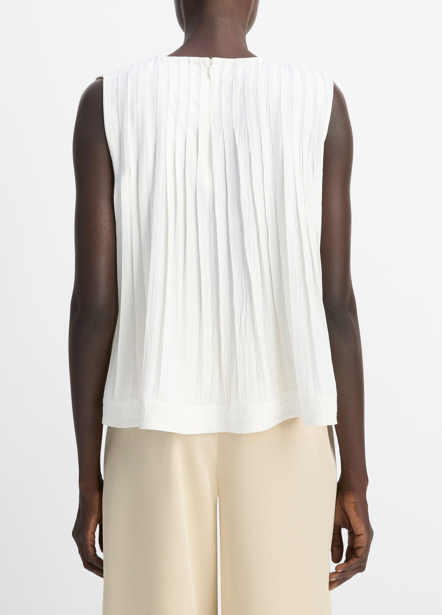 Pleated A-Line Top Product Image