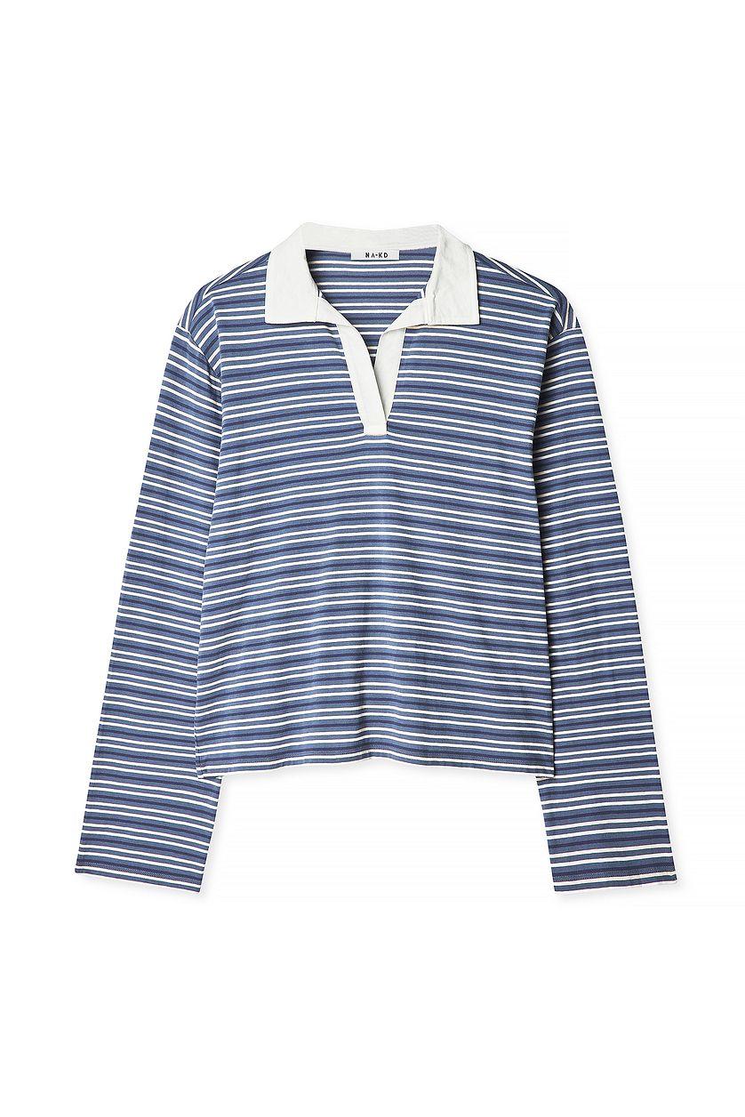 Long Sleeve Polo Shirt Product Image