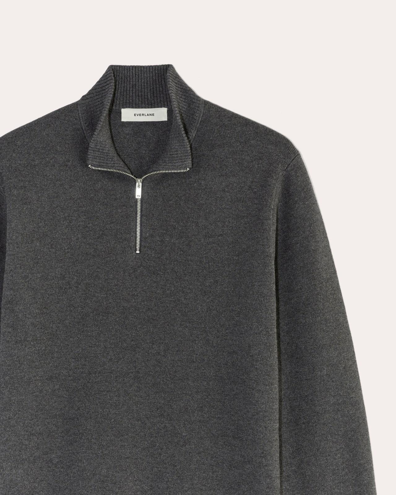 Mens No-Sweat Quarter-Zip Sweater by Everlane Product Image