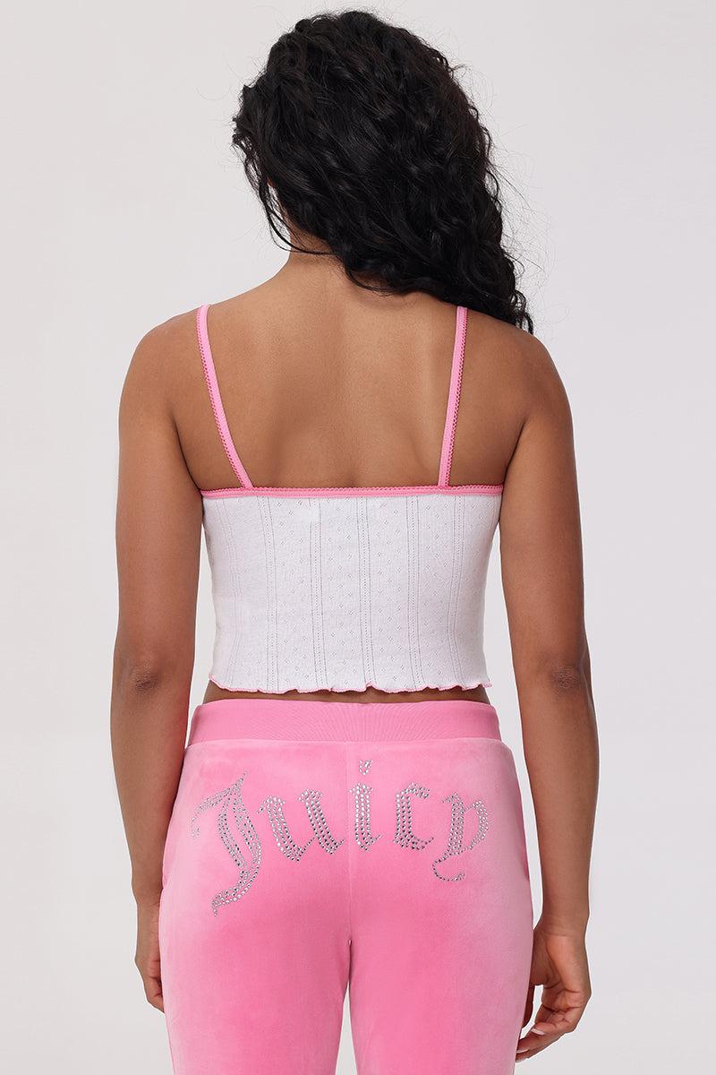 Cropped Pointelle Juicy Tank Product Image