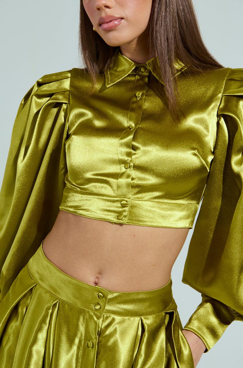 TYPE SLAAAY CROPPED BLOUSE Product Image