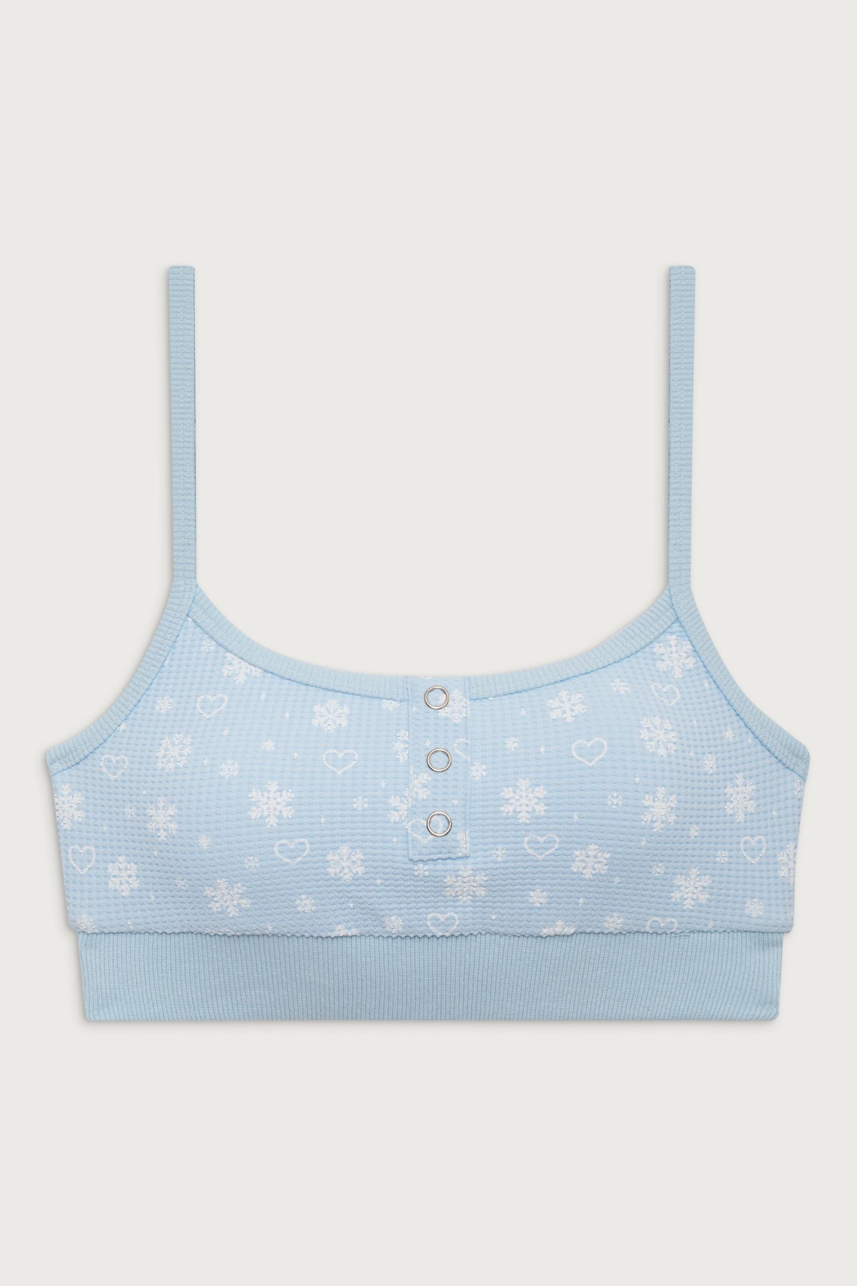 Sugar Waffle Bralette Top - Flurries Product Image