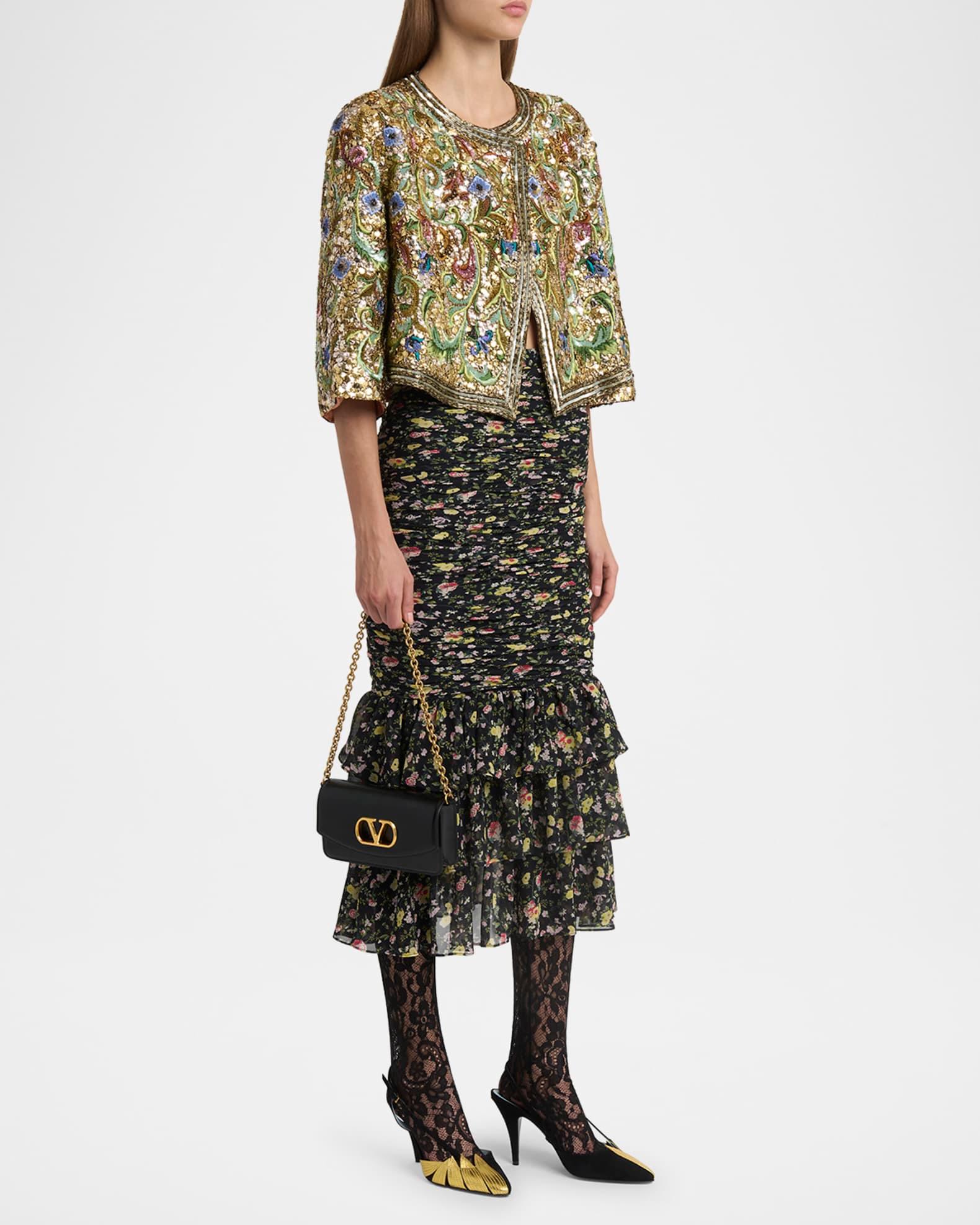 Vain Small VLOGO Leather Clutch Bag Product Image