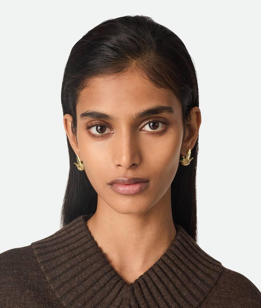 Women's Colibri Earrings in White/navy Product Image