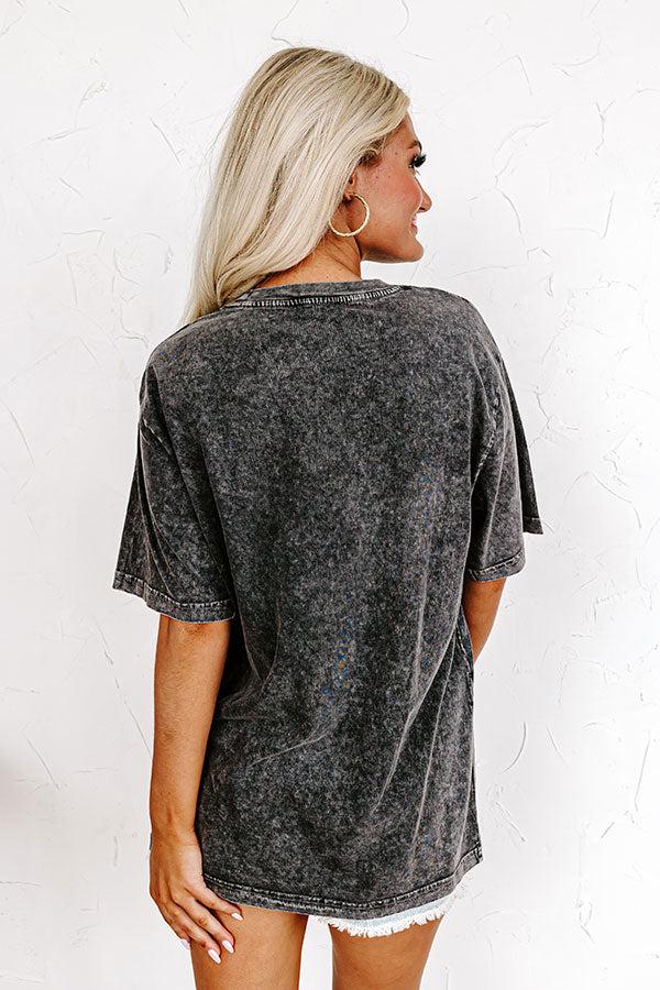 Cosmic Cowgirl Distressed Boyfriend Tee Product Image