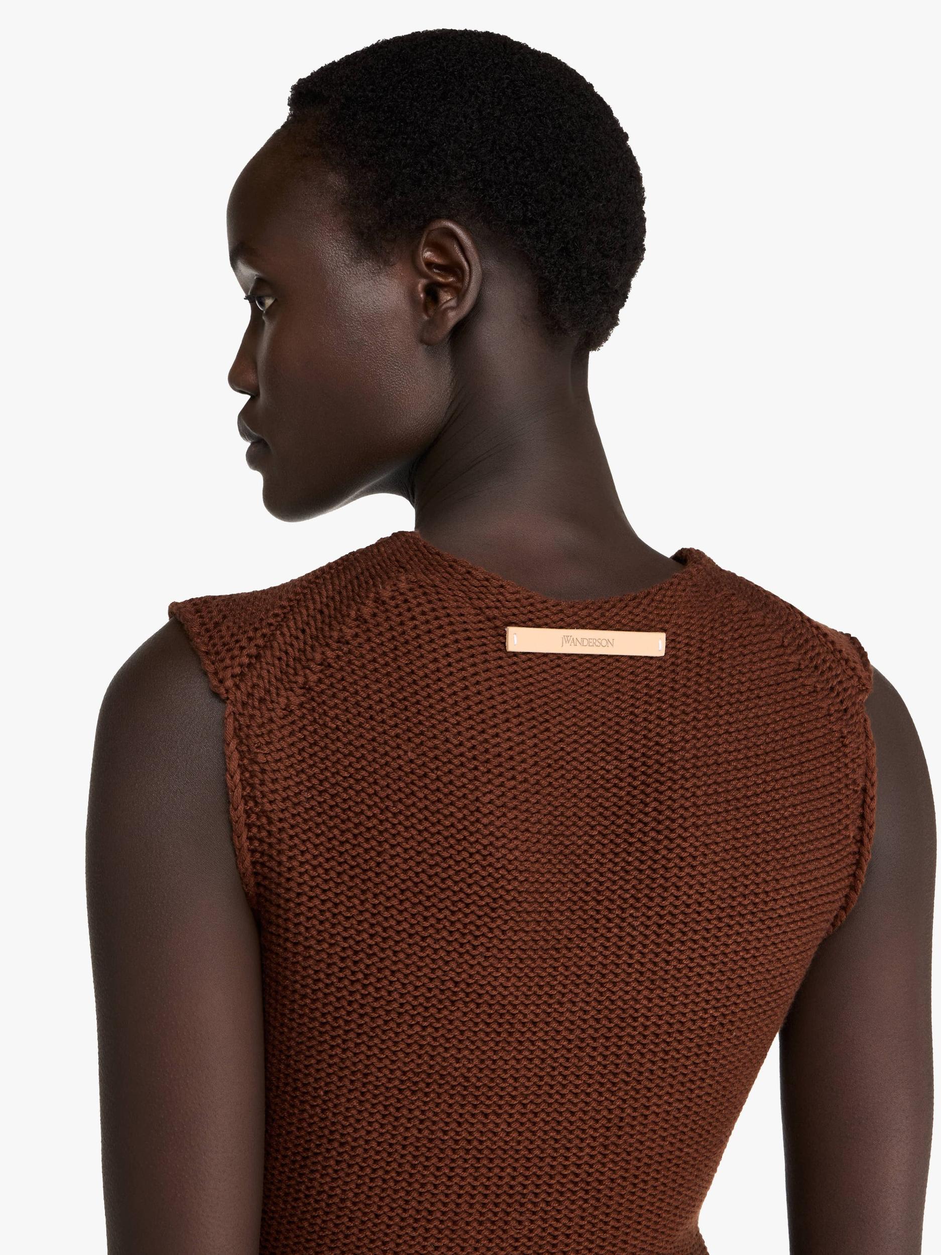 KNITTED MINI SHIFT DRESS Product Image