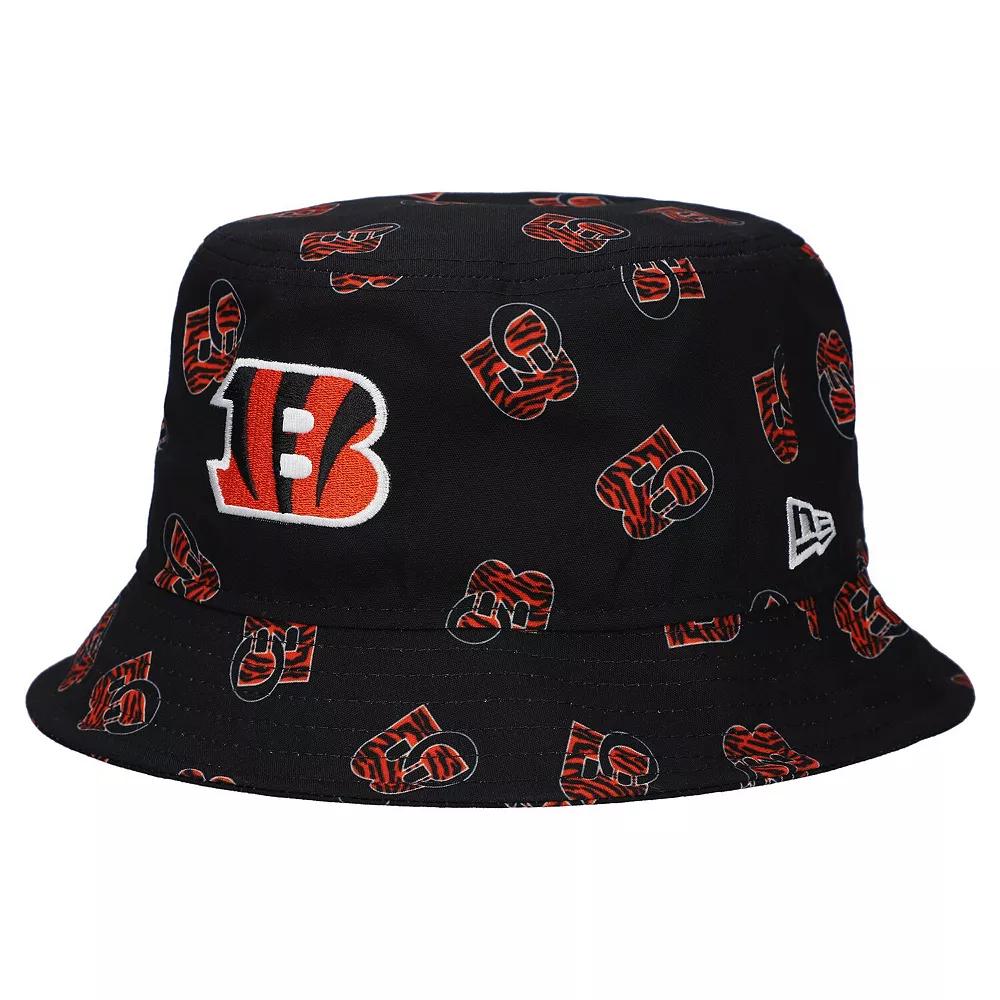 Men's New Era Black Cincinnati Bengals City Originals Bucket Hat, Size: Small/Medium Product Image