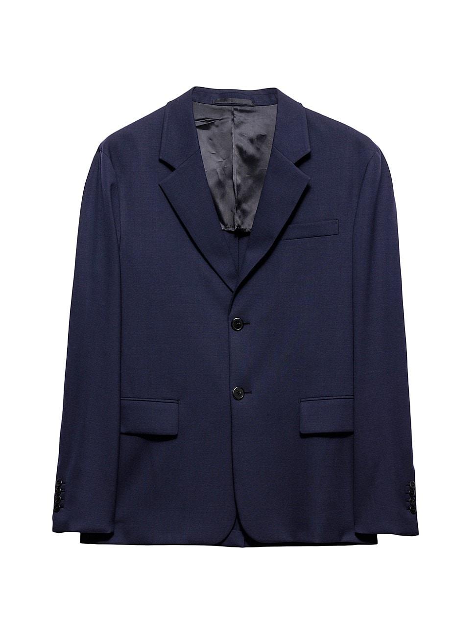 Mens Stretch Wool Blazer Product Image