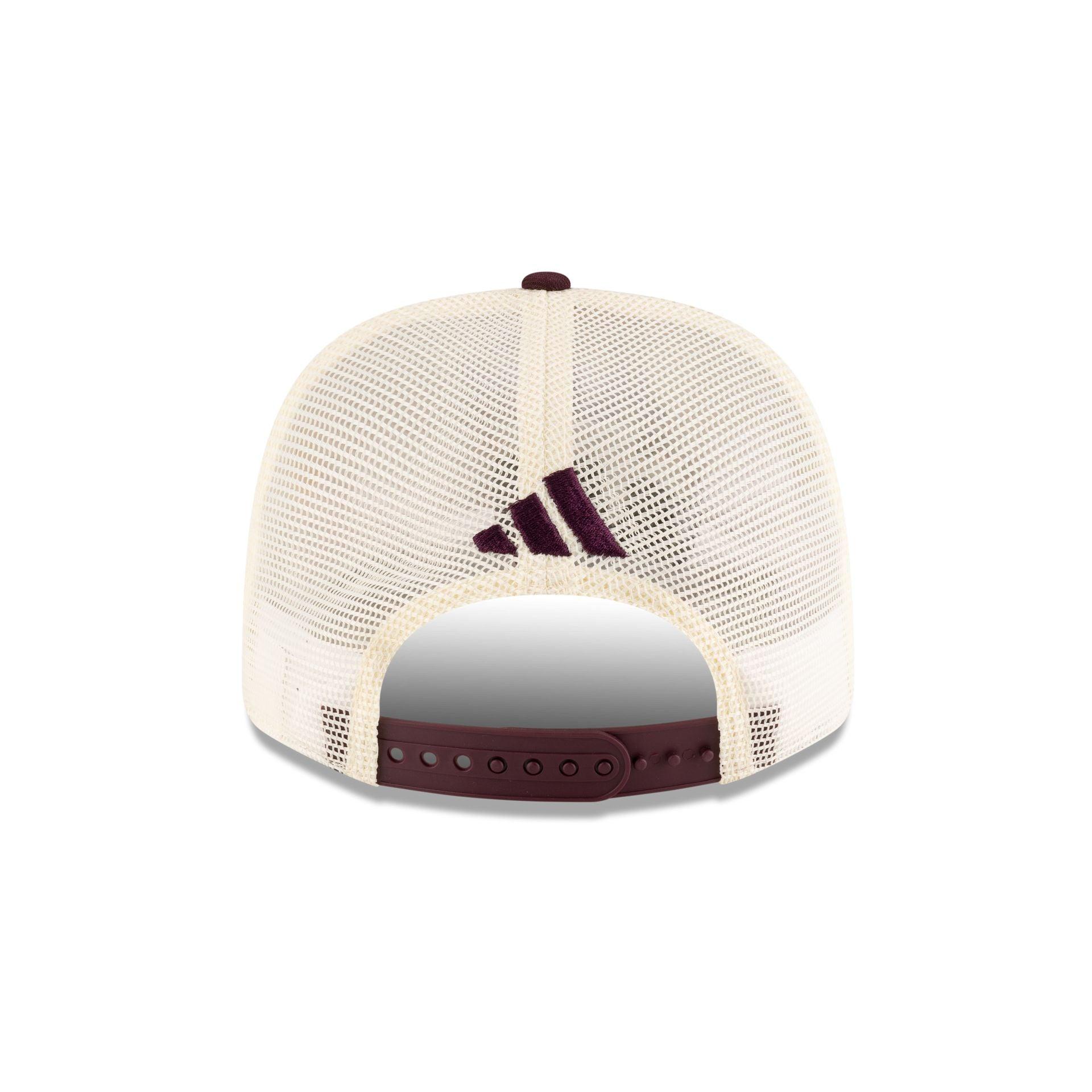 New Era x adidas Texas A&M Aggies Chrome White 9SEVENTY Trucker Hat Male Product Image