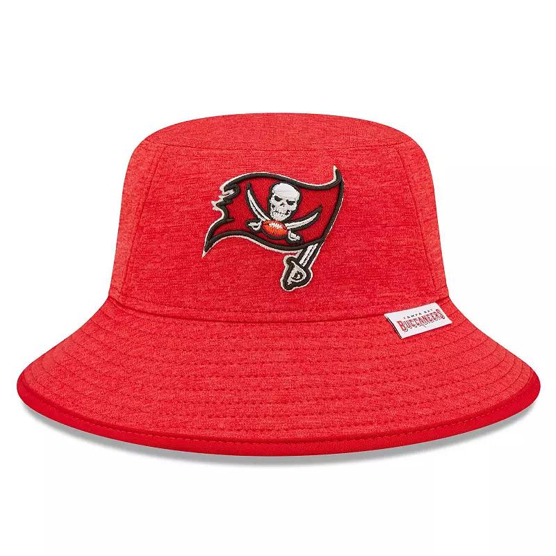 Men's New Era Heather Red Tampa Bay Buccaneers Bucket Hat Product Image