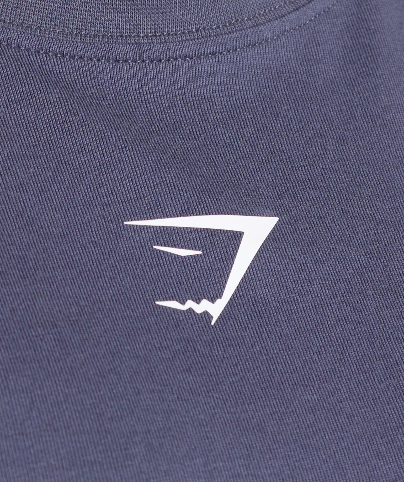 Gymshark Trace Graphic Oversized T-Shirt - Weighted Purple Female Product Image