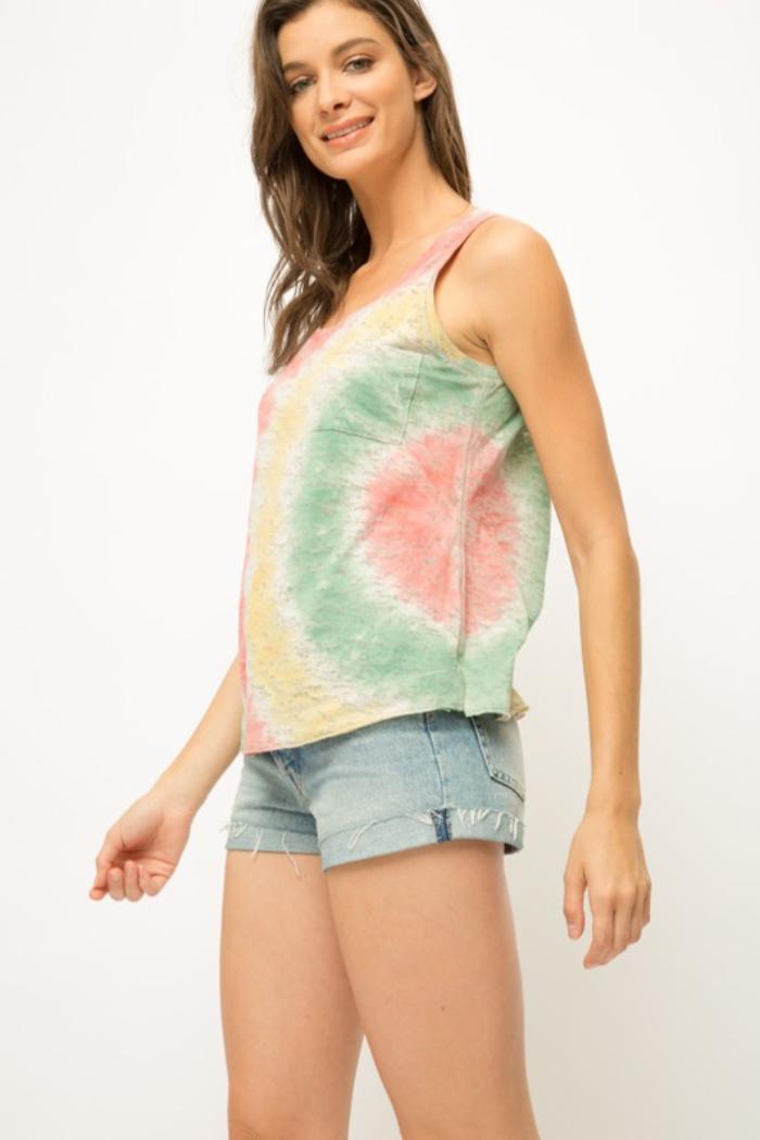 Tie Dye Tank Top Product Image