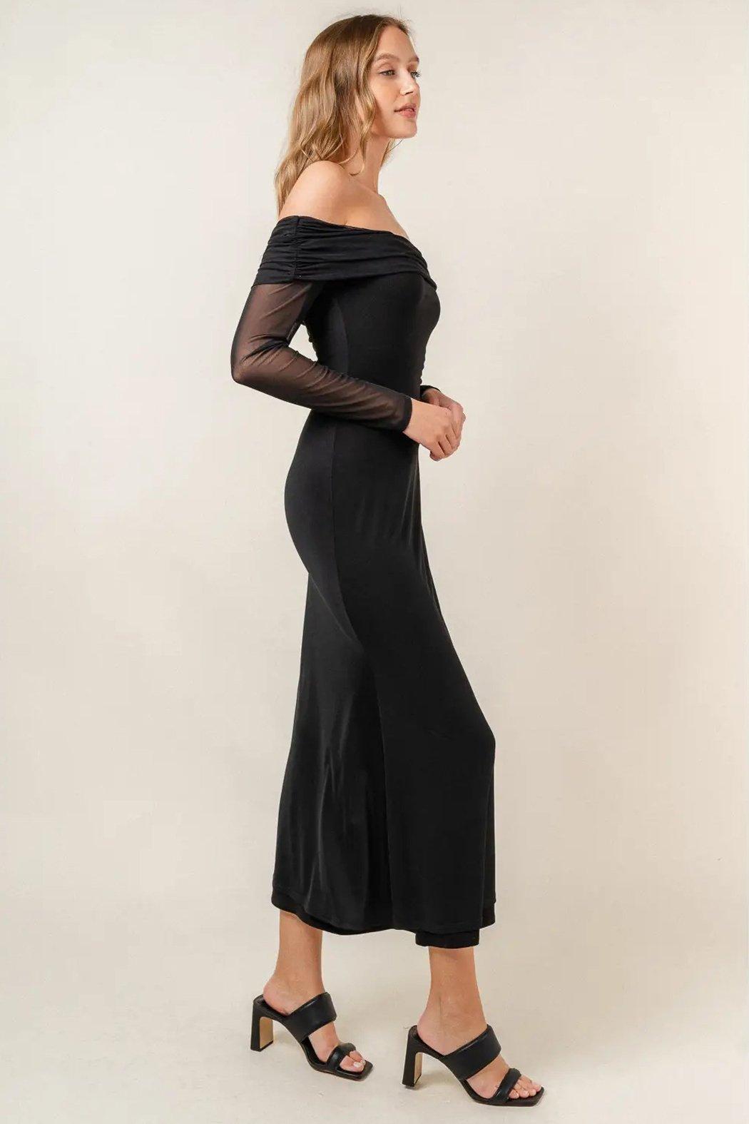Floria Off Shoulder Maxi Dress Product Image