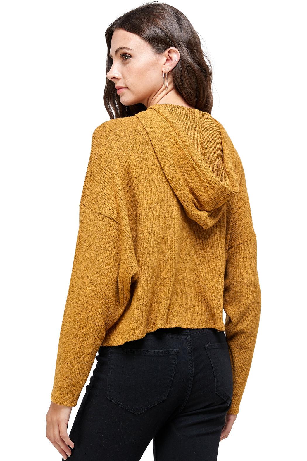 Hooded Hoodie Sweatshirt Top Product Image