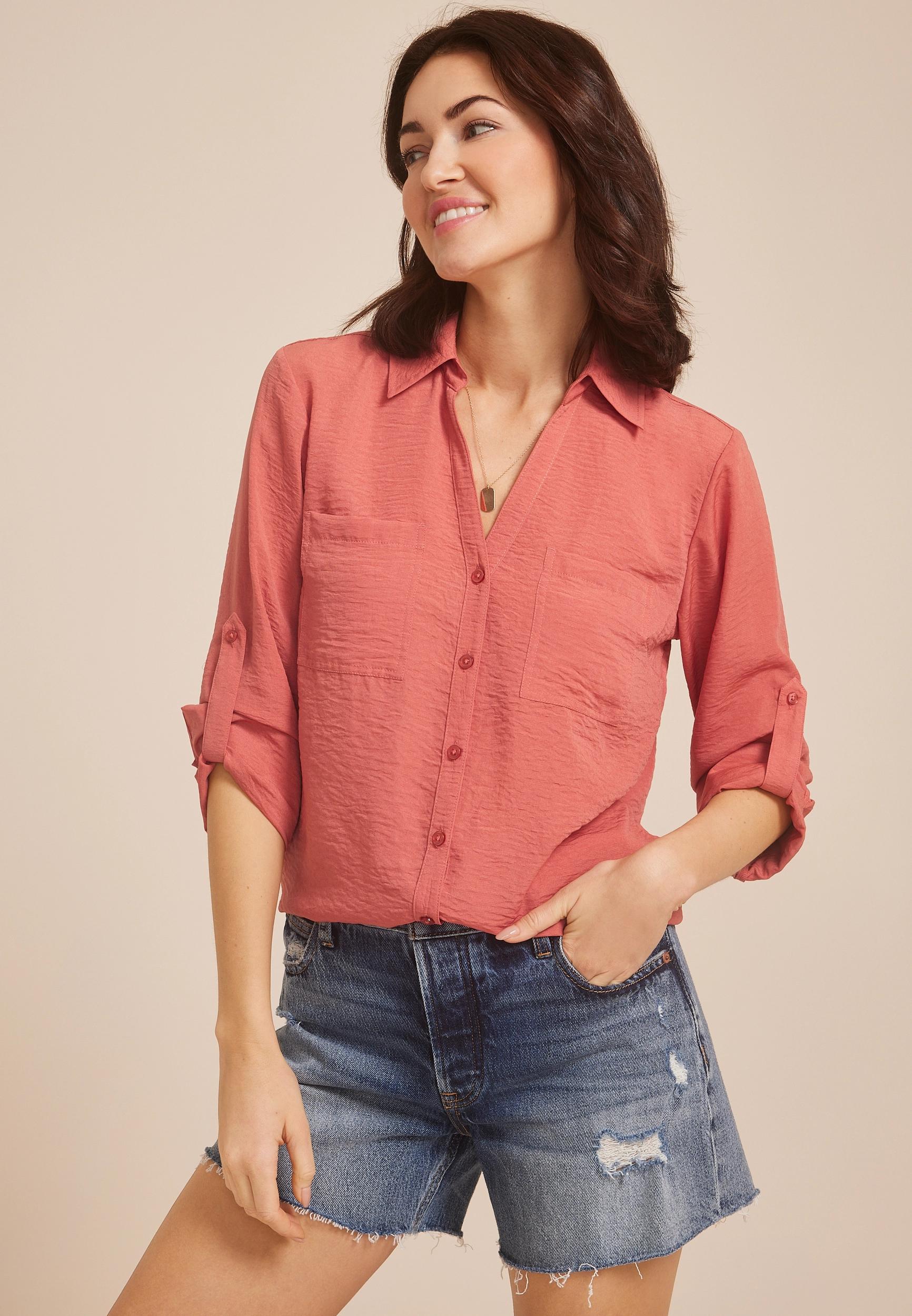 Winona Button Down Blouse Product Image