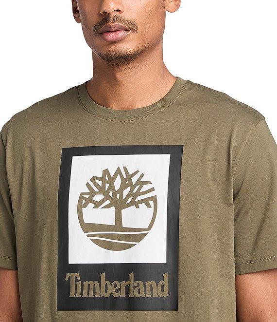 Timberland Stacked Graphic Logo Short Sleeve T-Shirt Product Image