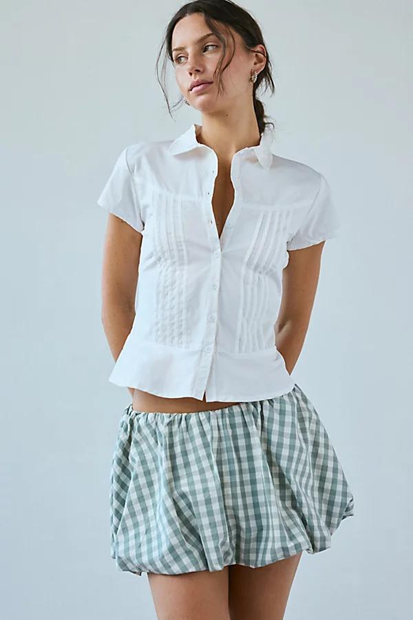 Kimchi Blue Anne Bubble Mini Skort Womens at Urban Outfitters Product Image